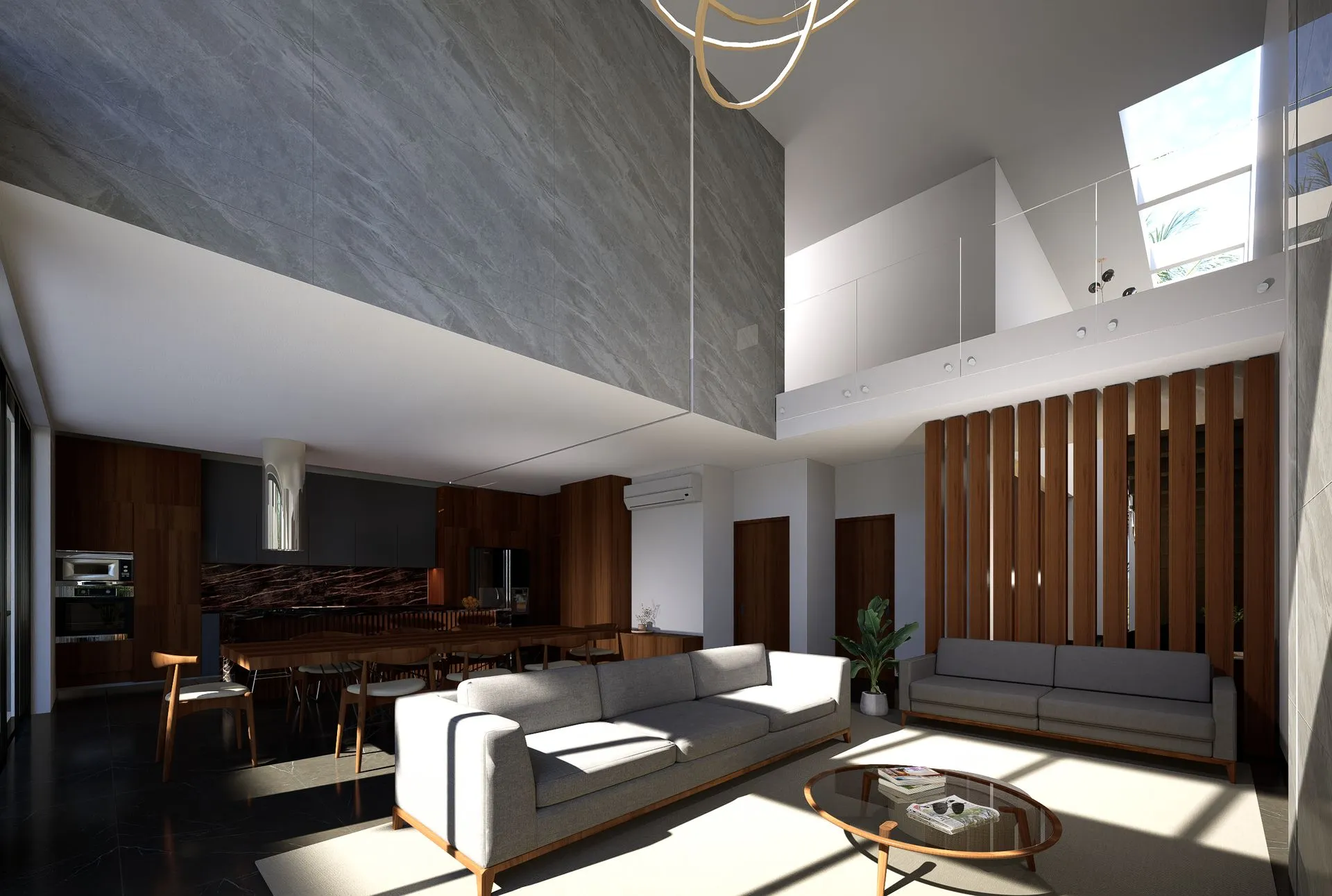 Casa Yubzu, vista del proyecto